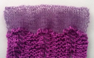 Lavender Lacy Scarf 1