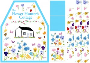 Flower Hunter Cottage Apron